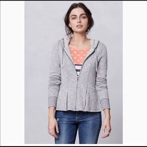 {Saturday/Sunday} peplum zipup Sweatshirt GreyGray